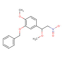29973-92-0 2-Benzyloxy-1-methoxy-4-(1-methoxy-2-nitroethyl)benzene chemical structure