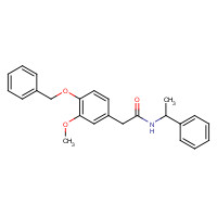 192190-36-6 (S)-4-Benzyloxy-3-methoxy-N-(1-phenylethyl)benzeneacetamide chemical structure