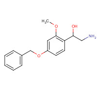 60372-08-9 2-(4-Benzyloxy-2-methoxyphenyl)-2-hydroxy-ethylamine chemical structure