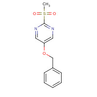 16290-89-4 5-Benzyloxy-2-methylsulfonylpyrimidine chemical structure
