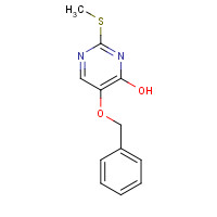 4874-30-0 5-(Benzyloxy)-2-(methylthio)-4-pyrimidinol chemical structure