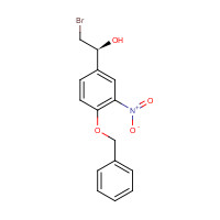 193761-53-4 (S)-1-(4-Benzyloxy-3-nitrophenyl)-2-bromoethanol chemical structure