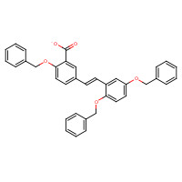 150258-61-0 (E)-5-[2-(Beznyloxy)2-[2,5-bis(benzyloxy)phenyl]ethenyl]-benzoic Acid chemical structure