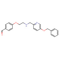 1076199-04-6 4-{2-[(5-Benzyloxypyridin-2-yl)methylamino]ethoxy}benzaldehyde chemical structure
