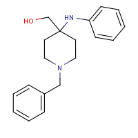61086-04-2 1-Benzyl-4-phenylamino-4-(hydroxymethyl)piperidine chemical structure