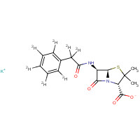 352323-25-2 Benzyl Penicillinate-d7 Potassium Salt chemical structure