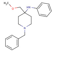 61380-02-7 1-Benzyl-4-phenylamino-4-(methoxymethyl)piperidine chemical structure