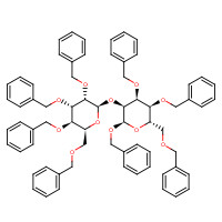 64694-20-8 Benzyl 2-O-(2,3,4,6-tetra-O-benzyl-a-D-glucopyranosyl)-3,4,6-tri-O-benzyl-b-D-galactopyranoside chemical structure