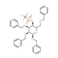182760-13-0 Benzyl 2,3,6-Tri-O-benzyl-4-O-trifluoromethanesulfonyl-b-D-galactopyranoside chemical structure