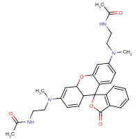1022835-74-0 N,N'-Bis[2-(acetamido)ethyl]-N,N'-dimethyl Rhodamine chemical structure