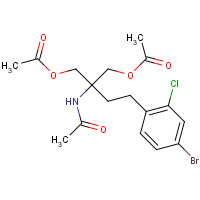 951238-23-6 N-[1,1-Bis[(acetyloxy)methyl]-3-(4-bromo-2-chlorophenyl)propyl]acetamide chemical structure