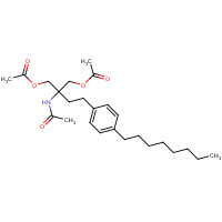 162358-09-0 N-[1,1-Bis[(acetyloxy)methyl]-3-(4-octylphenyl)propyl]acetamide chemical structure