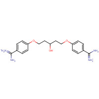 133991-32-9 1,5-Bis(4-amidinophenoxy)-2-pentanol chemical structure
