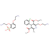 721958-74-3 Bis(aminoethoxy) Amlodipine chemical structure
