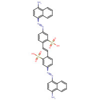 5463-64-9 4,4'-Bis(4-amino-1-naphthylazo)-2,2'-stilbenedisulfonic Acid,90% chemical structure
