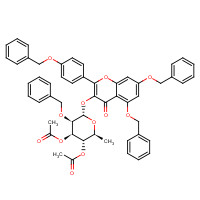 849938-27-8 5,7-Bis-(benzyloxy)-a-(4-(benzyloxy)phenyl)-3-[3,4-di-O-acetyl-a-O-acetyl-a-L-rhamnopyranosyloxyl]-4H-chromen-4-one chemical structure