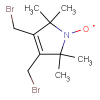 229621-20-9 3,4-Bis(bromomethyl)-2,5-dihydro-2,2,5,5-tetramethyl-1H-pyrrol-1-yloxy Radical chemical structure