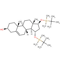 65429-25-6 (3b,15a,17b)-15,17-Bis-O-(tert-butyldimethylsilyloxy) Androst-5-en-3-ol chemical structure