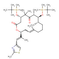 189453-35-8 (4S,7R,8S,9S,13Z,16S)-4,8-Bis-{[tert-butyl(dimethyl)silyl]oxy}-5,5,7,9,13-pentamethyl-16-[(E)-1-methyl-2-(2-methyl-1,3-thiazol-4-yl)ethenyl]oxocyclohexadec-13-ene-2,6-dione chemical structure