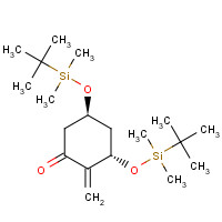 190062-19-2 (3S,5S)-3,5-Bis(tert-butyldimethylsilyloxy)-2-methylene-cyclohexanone chemical structure