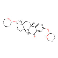 53573-82-3 (17b)-3,17-Bis[(tetrahydro-2H-pyran-2-yl)oxy]-estra-1,3,5(10)-trien-6-one chemical structure