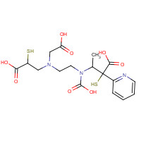 1041009-91-9 3,6-Biscarboxymethyl-3,6-diaza-2-methyldithio-(2-pyridyl)octane-1,8-dicarboxylic Acid chemical structure