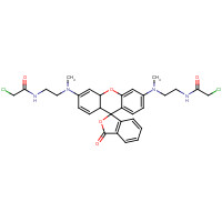 1022050-89-0 N,N'-Bis[2-(chloroacetamido)ethyl]-N,N'-dimethyl Rhodamine chemical structure