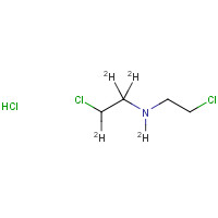 58880-33-4 Bis(2-chloroethyl)amine-d4 Hydrochloride chemical structure