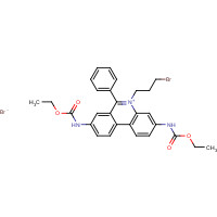 62113-49-9 3,8-Bis(ethoxycarbonylamino)-5-(3-bromopropyl)-6-phenyl-phenanthridinium Bromide chemical structure
