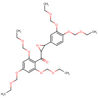 1076199-12-6 [3-[3,4-Bis(ethoxymethoxy)phenyl]oxiranyl][2,4,6-tris(ethoxymethoxy)phenyl]methanone chemical structure