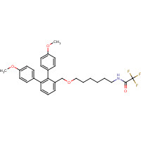 178261-42-2 N-[6-[Bis(4-methoxyphenyl)phenylmethoxy]hexyl]-2,2,2-trifluoro-acetamide chemical structure
