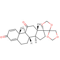 26341-55-9 17,20:20,21-Bis(methylenedioxy)pregna-1,4-diene-3,11-dione chemical structure