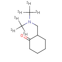 873928-71-3 2-(Bismethyl)aminomethylcyclohexanone-d6 chemical structure