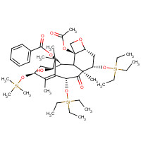 159383-93-4 7,10-Bis[O-(triethylsilyl)]-10-deacetyl-13-O-trimethylsilyl Baccatin III chemical structure