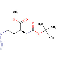 359781-97-8 (2S)-N-Boc-2-amino-4-azido-butanoic Acid Methyl Ester chemical structure