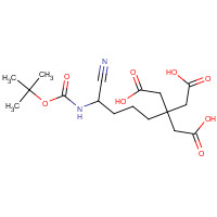 1039123-88-0 t-Boc-aminocaproicnitrilotriacetic Acid chemical structure