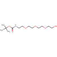 106984-09-2 1-Boc-amino-3,6,9-trioxaundecanyl-11-ol chemical structure