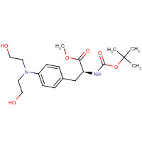 1217651-06-3 N-Boc-4-[bis(2-hydroxyethyl)amino]-L-phenylalanine Methyl Ester chemical structure