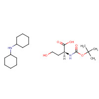 63491-82-7 (S)-N-Boc-L-homoserine Dicyclohexylammonium Salt chemical structure