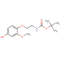 887353-54-0 N-tert-Boc-2-(4-hydroxy-2-methoxyphenoxy)-ethylamine chemical structure