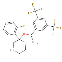 171338-27-5 2-(R)-[1-(R)-(3,5-Bis(trifluoromethyl)phenyl)ethoxy]-3-(S)-fluorophenylmorpholine chemical structure