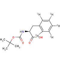 121695-40-7 N-Boc-L-phenyl-d5-alanine chemical structure