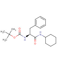 169566-77-2 N-t-Boc-phenylalanine Cyclohexylamide chemical structure