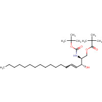 342649-71-2 N-Boc-1-pivaloyl D-erythro-Sphingosine chemical structure