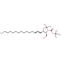 207516-23-2 N-Boc-D-erythro-sphingosine-2,3-N,O-acetonide chemical structure