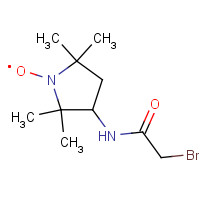 17932-40-0 3-(2-Bromoacetamido)-2,2,5,5-tetramethyl-1-pyrrolidinyloxy,Free Radical chemical structure