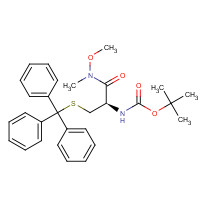 158861-38-2 N-Boc-S-tritylcystein-N-methoxy-N-methylamide chemical structure