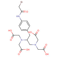 81677-64-7 (S)-1-(p-Bromoacetamidobenzyl)ethylenediaminetetraacetic Acid chemical structure