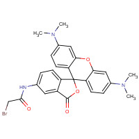 166442-38-2 5-[Bromoacetamido]tetramethyl Rhodamine chemical structure