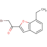 593266-85-4 2-Bromoacetyl-7-ethylbenzofuran chemical structure